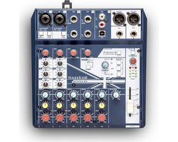 Soundcraft Notepad 8FX 8-Channel Compact Mixer with Effects & USB - soundeffect mixer muziek mixer