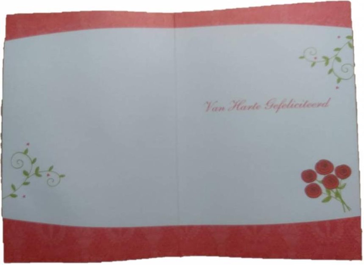 Card Xpress - Kaart - Robijn, 40 jaar getrouwd | bol.com