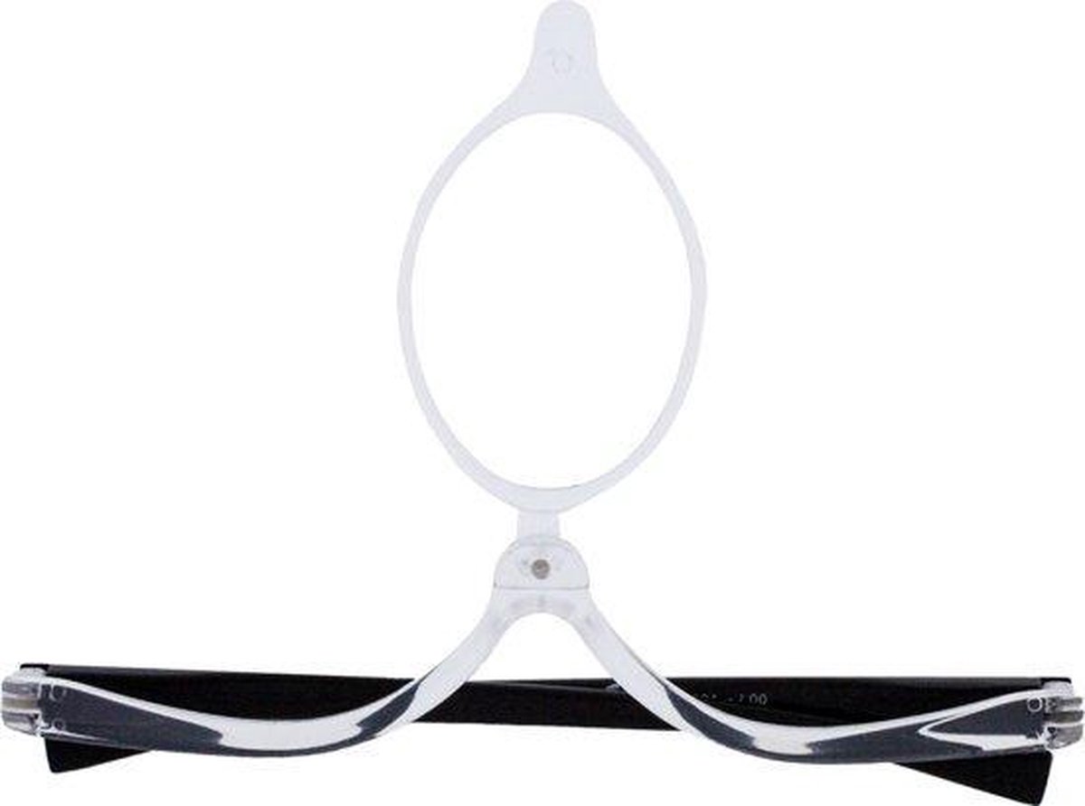 Icon Eyewear KCB604 The Queen Make-Up bril +3.00 - Transparant met zwarte poten