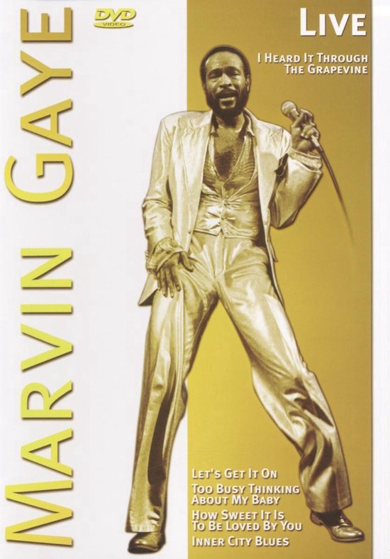 Cover van de film 'Marvin Gaye Live'