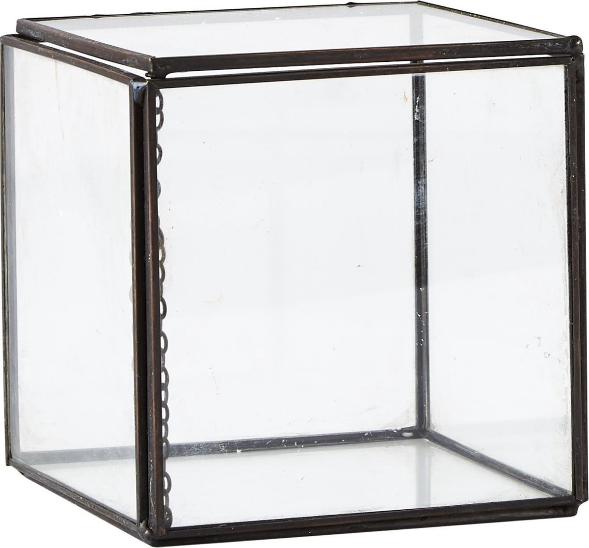 Vergadering bekken lastig Glazen display box - Villa Collection Denmark -10,3 x 10,3 x 10,3 cm -  titanium | bol.com