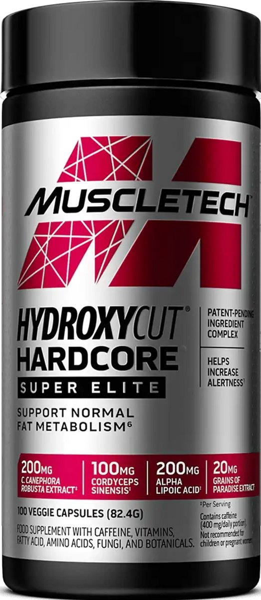 Hydroxycut Hardcore Super Elite - 100 v-caps