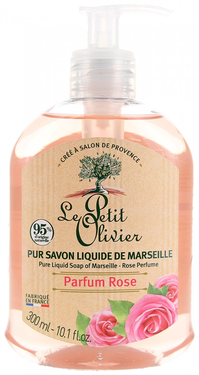 Le Petit Olivier Pure Vloeibare Marseille Zeep Rose 300 ml