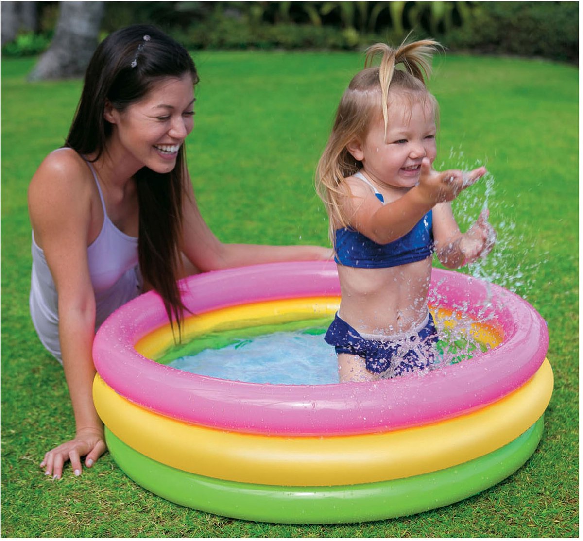 Intex Baby Opblaaszwembad Sunset Glow - Ø 86 x 25 cm — afbeelding 5