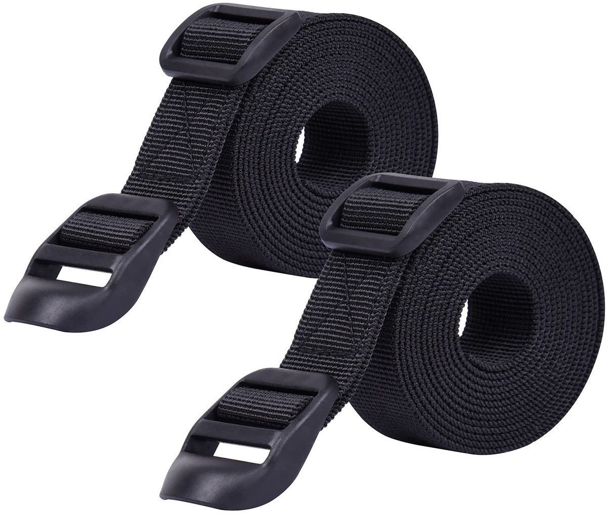 Dailygoods - Dailygoody - Slaapzakriem - Draagriemen voor backpacken - Zwart - Multifunctionele riemen - Ideaal voor kamperen en wandelen - 122 cm