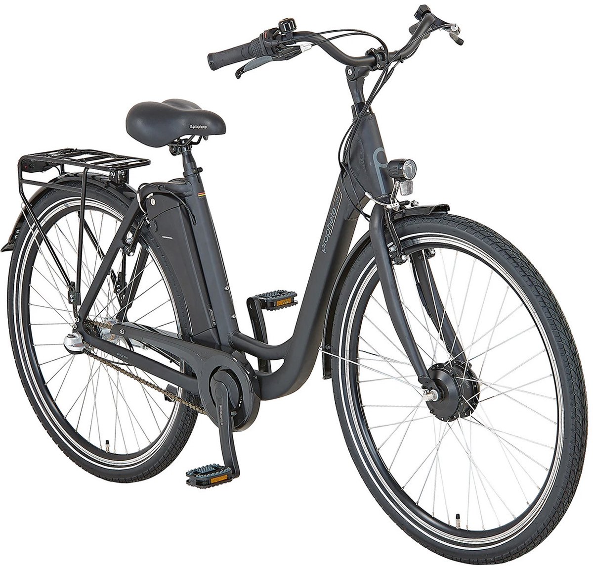Prophete Geniesser 1.0, dames E-bike, City, 28", Nexus 3, 10.4 Ah, zwart – foto 2