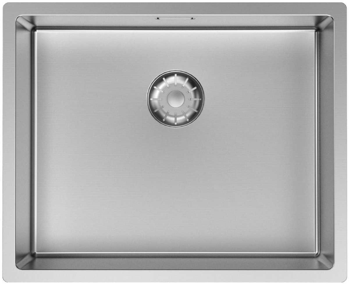 Pure.Sink Comfort RVS spoelbak 50x40 cm 10mm radius onderbouw, vlakbouw en opbouw PCM5040-02