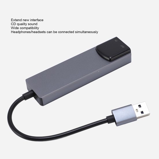 Dailygoods - Externe USB Geluidskaart met 5.1 Surround Sound van Dailygoods — afbeelding 5