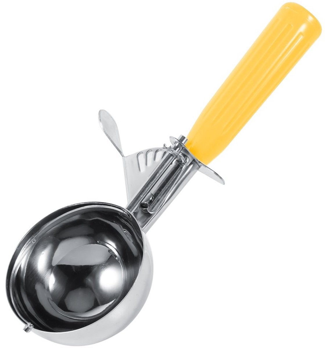 Dailygoods - Innovra - Dailygoods - Dailygoody - Keuken IJsbal Lepel - Roestvrij Staal - Comfortabele Handgreep - 5,5 cm - Vaatwasserbestendig - Ideaal voor Desserts - Geschikt voor IJs