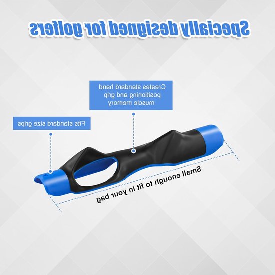 Golf Grip Trainer voor Rechtshandige Golfer - Lichtgewicht Swing Trainer met Antislip Grip en Verbeterde Polssteun voor Perfecte Slagtechniek en Precisie van Merkloos — afbeelding 2