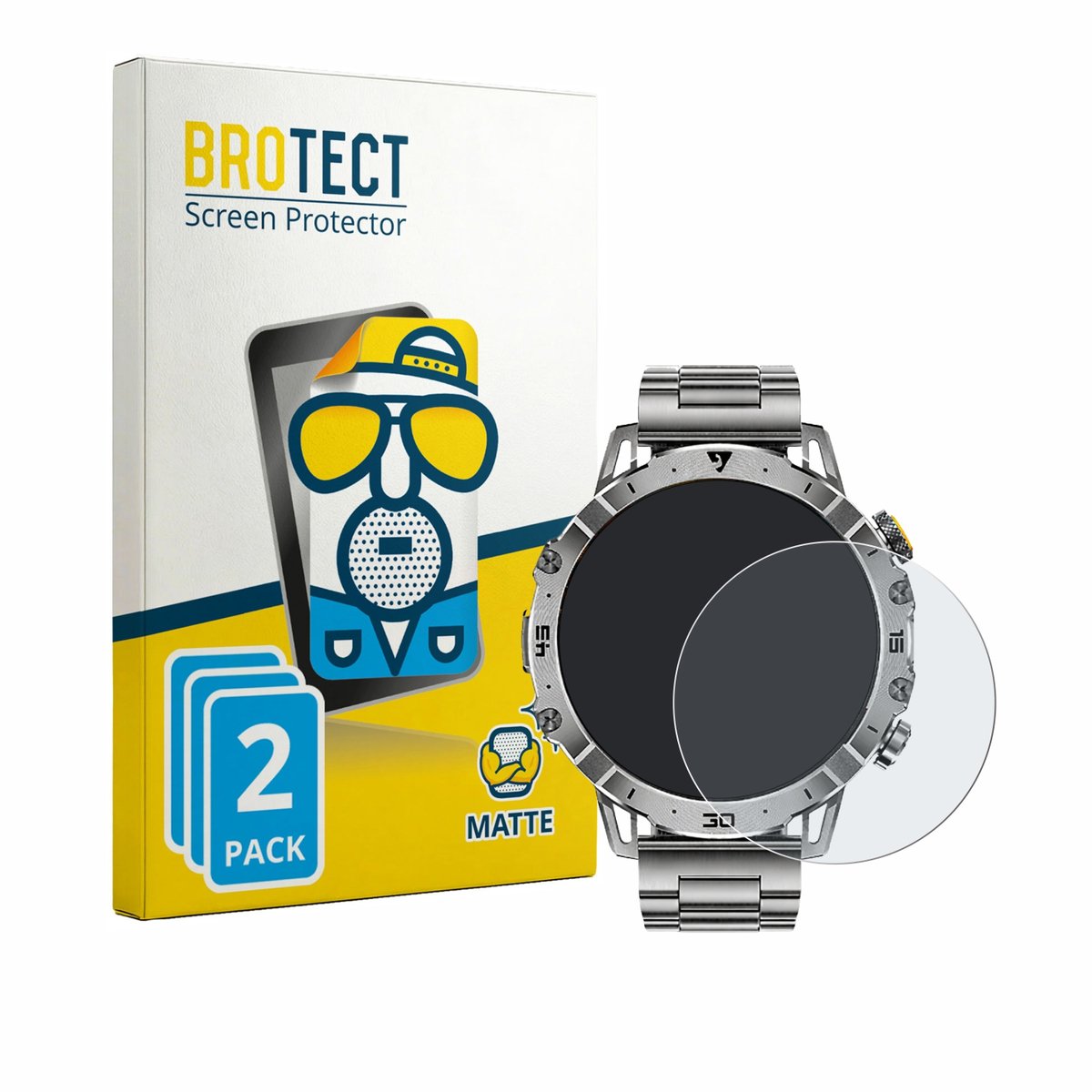 BROTECT - Screenprotector voor LIGE EF18 1.7" - Folie Beschermfolie matte 2 Stuks