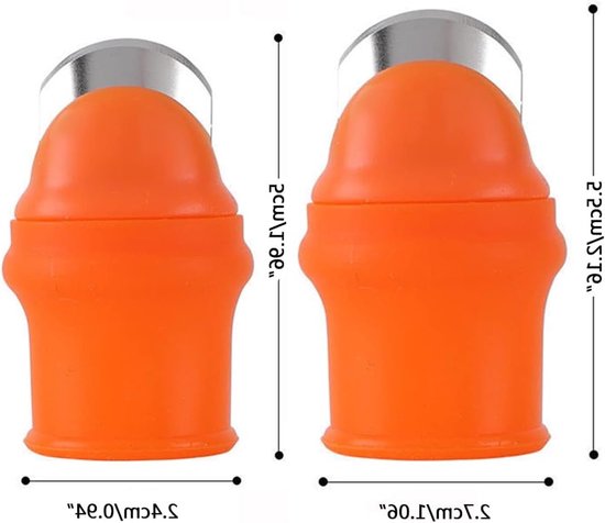 Allecto - Siliconen Duimmes - Tuin Separator - Ergonomisch en Comfortabel - Voor Oogsten van Groenten en Fruit - Met Vinger Protector - Ge... van Merkloos	 — afbeelding 2