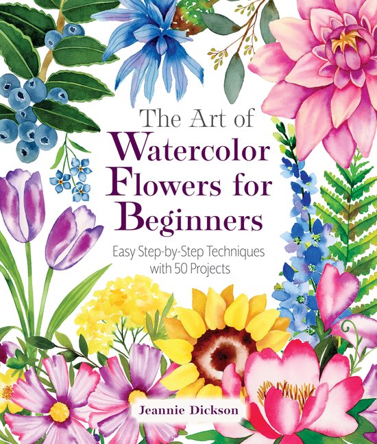 The Art of Watercolor Flowers for Beginners - cover