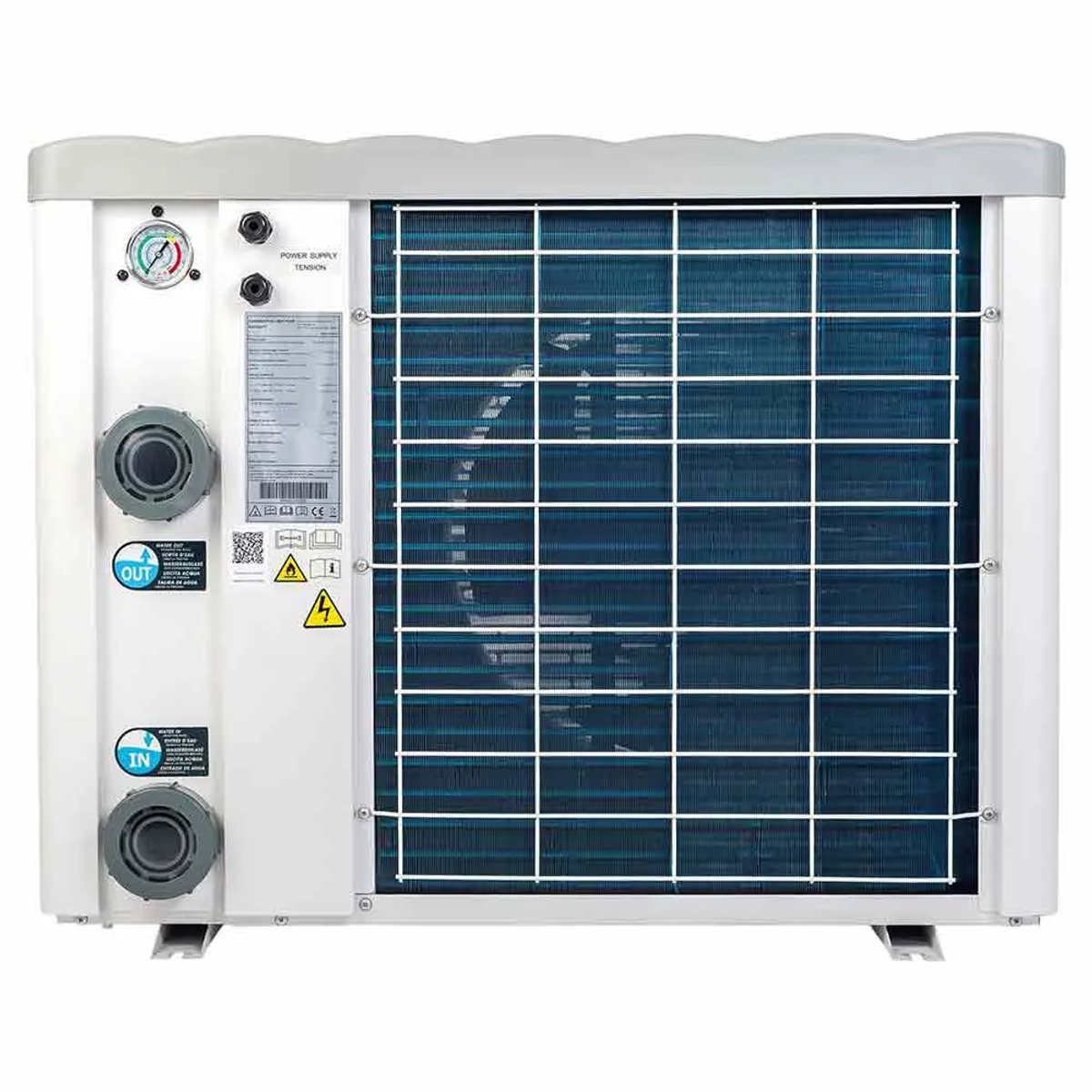 Astralpool 77253 Eco Elyo-24 T 8m³/h Inverterwarmtepomp Zilver