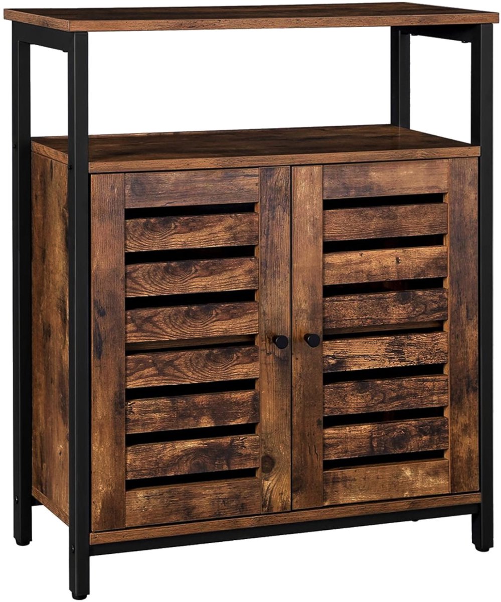 BEGRYF - Opbergkast - rustiek bruin - 2 deuren - 70x30x80 cm