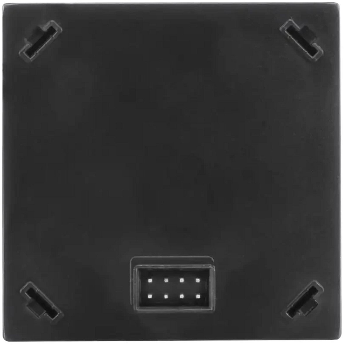 ION industries duo tastdimmer knop - V1/J1 mat zwart (80.300.190)