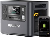 AFERIY Haven2400 Draagbaar Energie Station 2400W 2048Wh – Snelladen in 2 uur - LiFePO4 Batterij - UPS-functie - Stil 35 dB - voor Thuis - Camping & Noodstroom