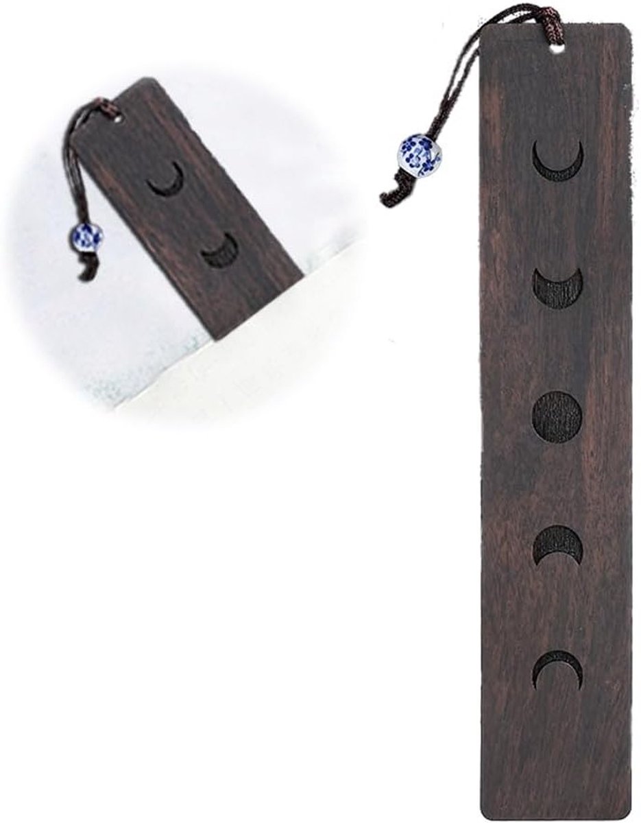 Houten boekenlegger, handgemaakt, perfect als cadeau voor mannen, leraren en voor speciale gelegenheden zoals verjaardagen en kerst.