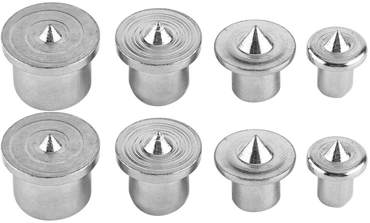Golden crown - Dowel Set - Houten Dowel Pins - Precisie en Gebruiksgemak - 8 Stuks - Dowel Tenon Centers - Voor Houtbewerking - 6mm 8mm 10mm 13mm