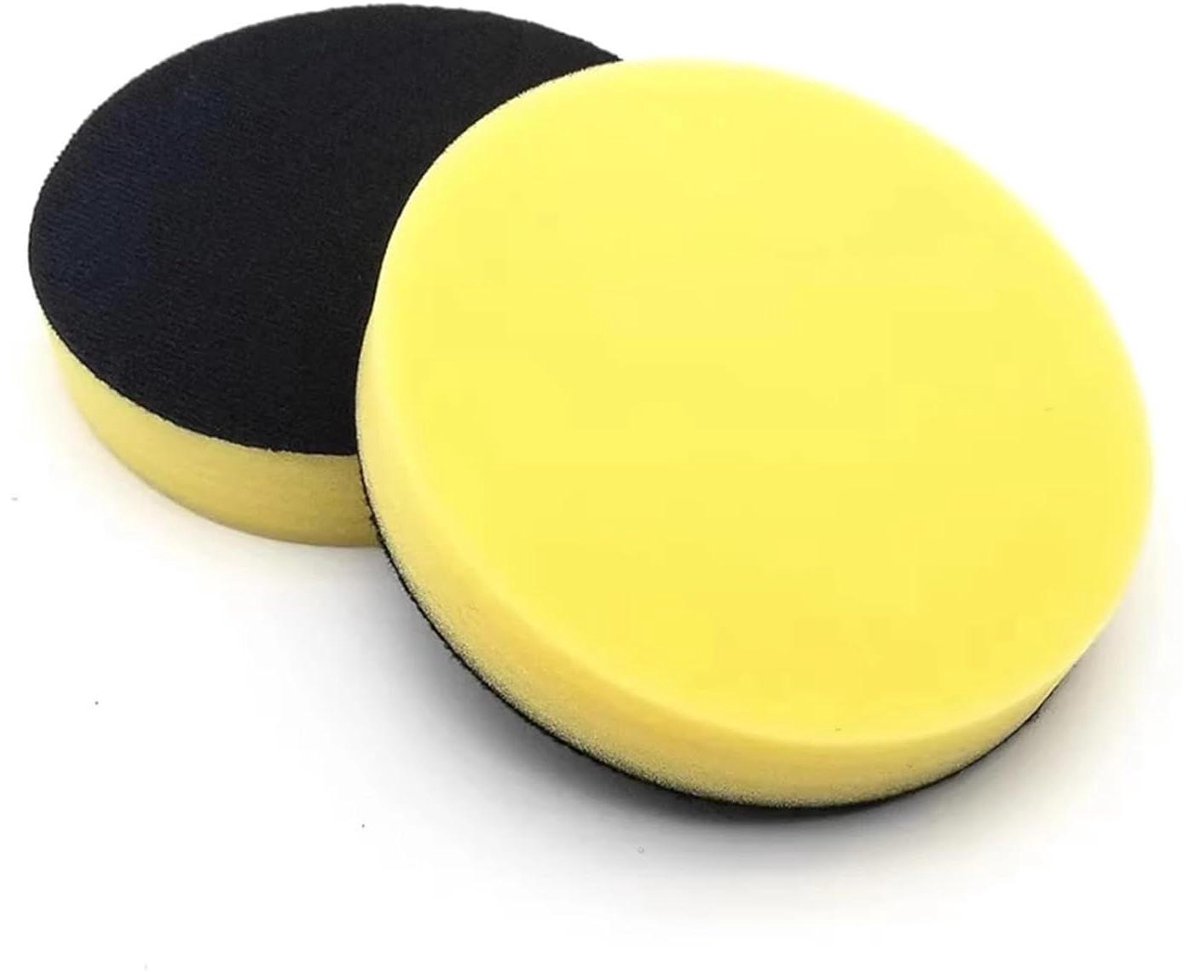 Polijstpads Set - Schuimschijven - Auto Reinigen - Professionele Kwaliteit - 5 en 6 inch - Wit