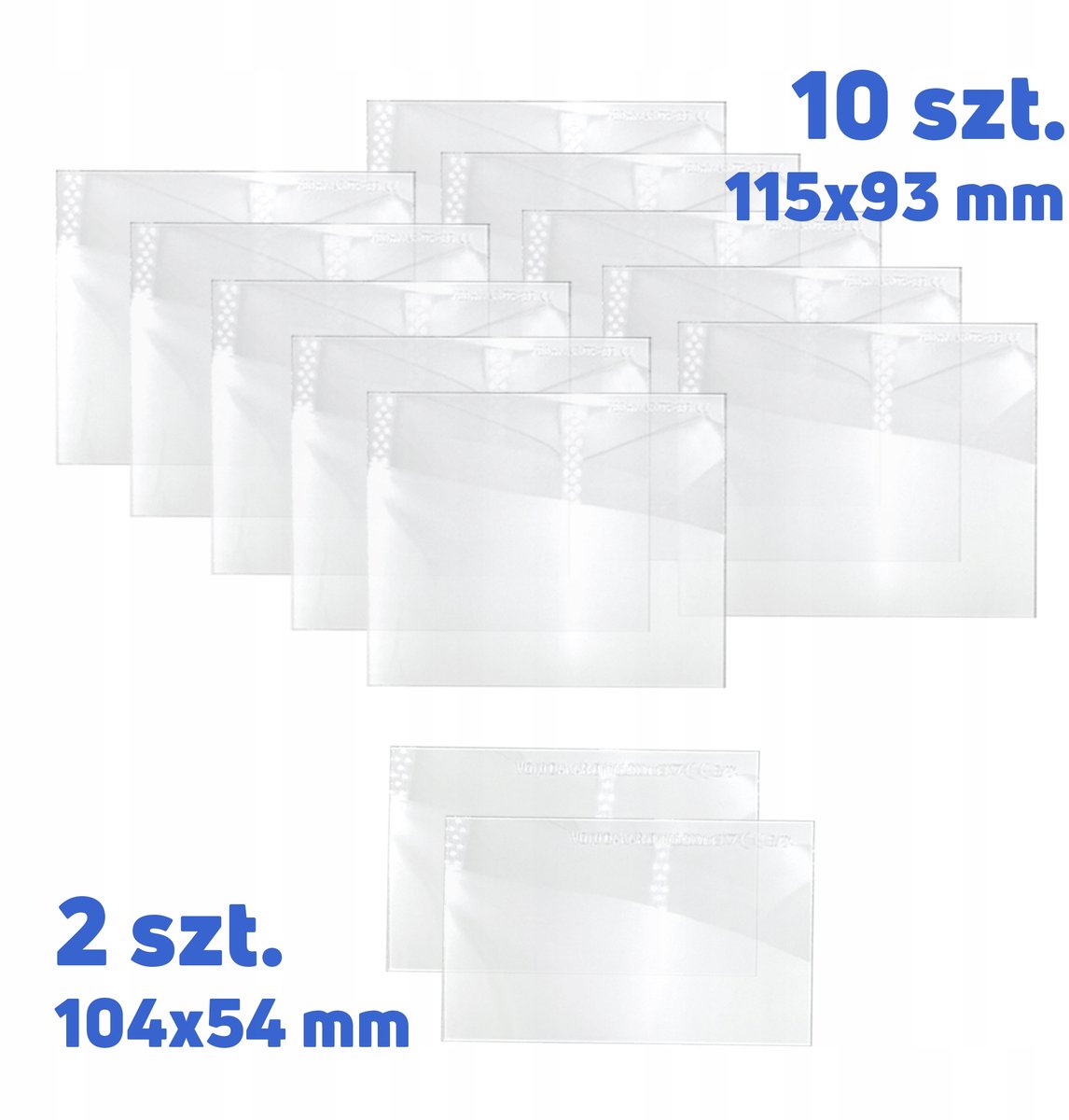 Beschermende Polycarbonaat Vizieren Set (Vervanging) voor ESAB Savage A40