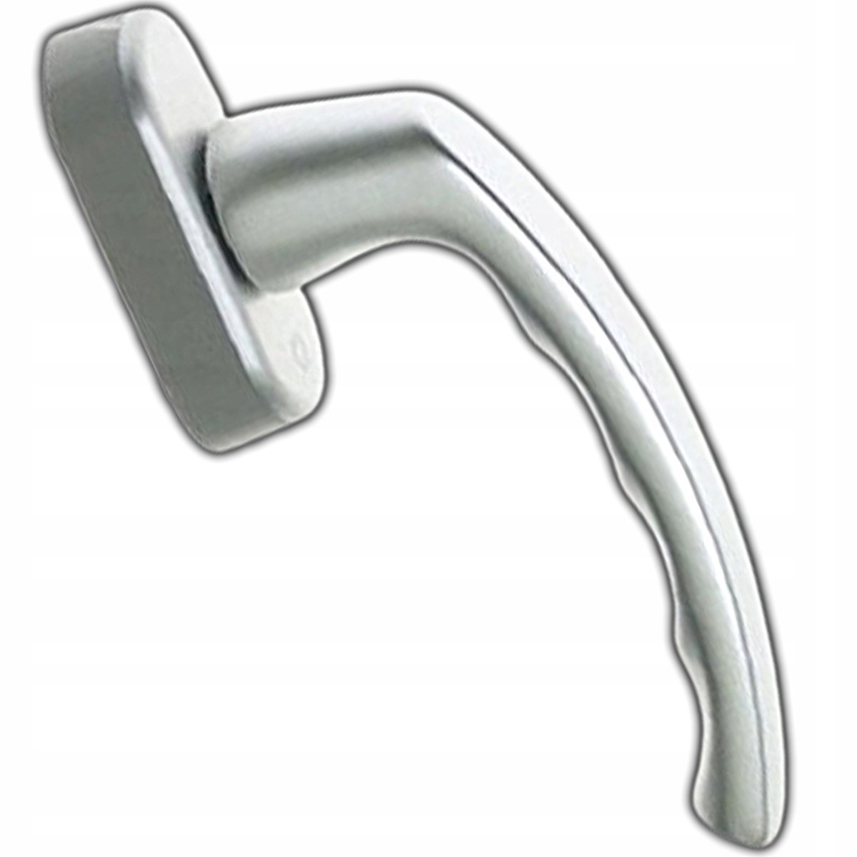 Hoppe Secustik raamklink aluminium, verstelbare pen 32-42mm, zilver