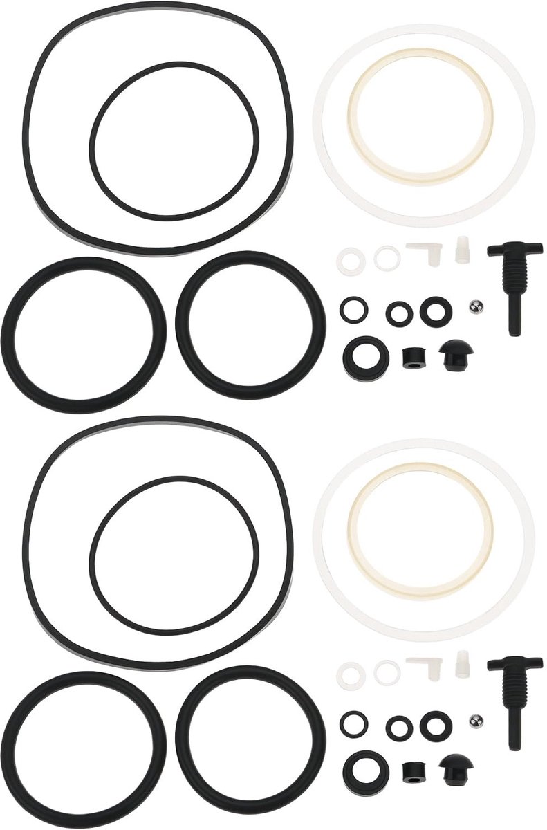 SMOAKEZ- Reparatiekit 2 Set - 36 Accessoires - Geschikt voor 20 Ton Jacks - Rubber - Eenvoudig te installeren - Hoge betrouwbaarheid - Jackreparatieset