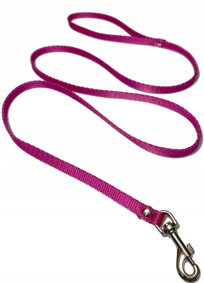 Hondenlijn 140 cm x 10 mm - Sterk Polypropyleen - Fuchsia