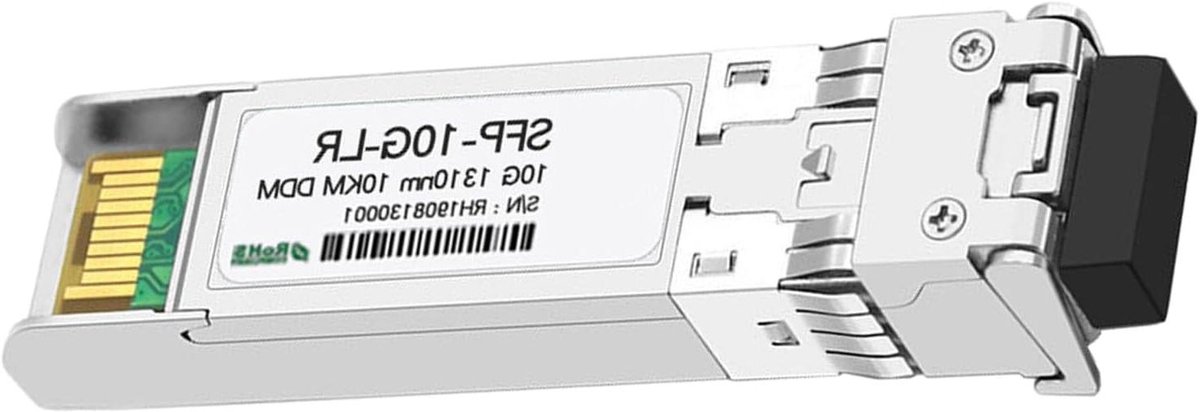 Netwerk Zendontvanger Module - SFP+ Transceiver - Lange Afstand Netwerken - Lage Machtsconsumptie - 10 km - Metaal