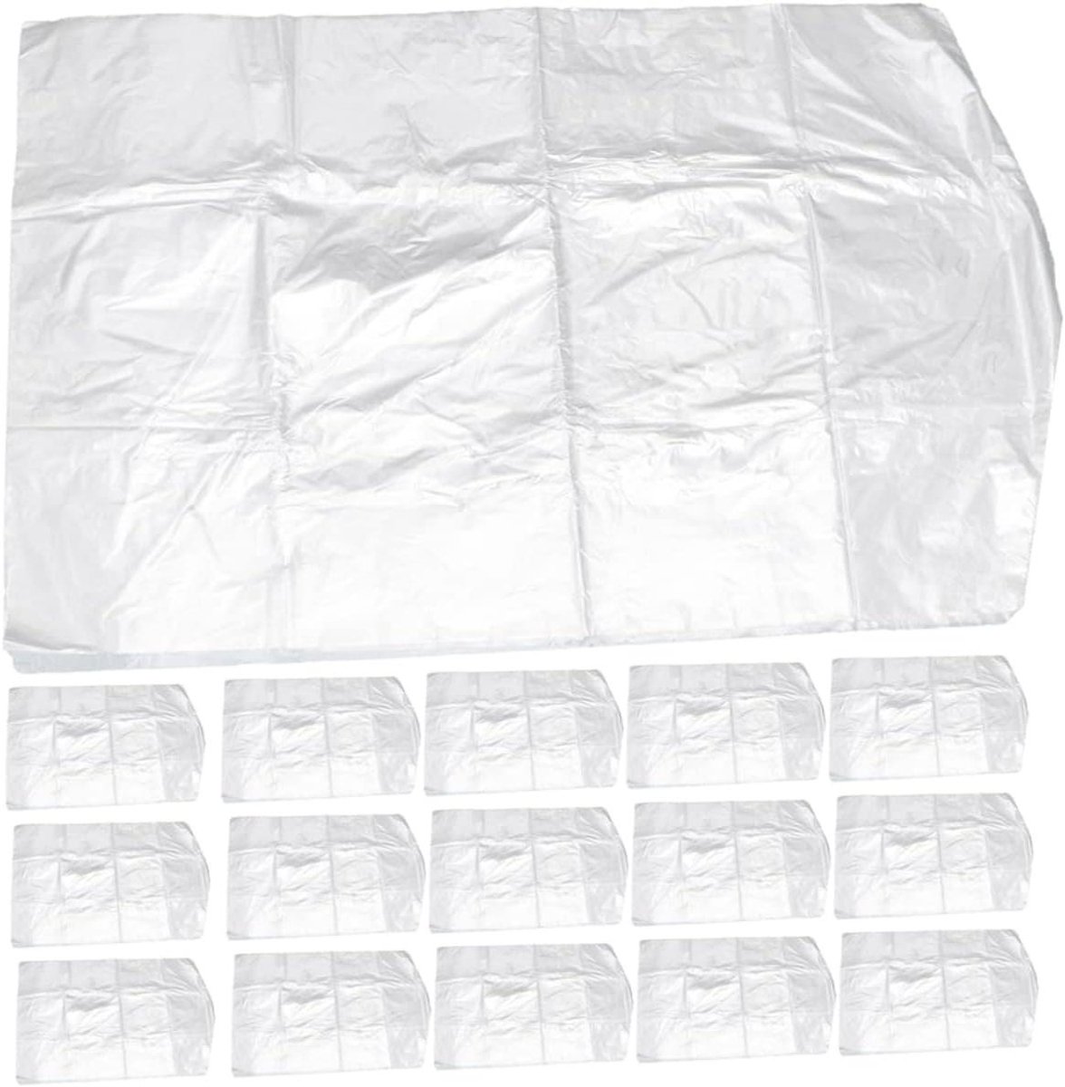 Kledinghoezen - Kledingzakken - Kleding Beschermen - Stof- en vuilafstotend - 100 stuks - Transparant