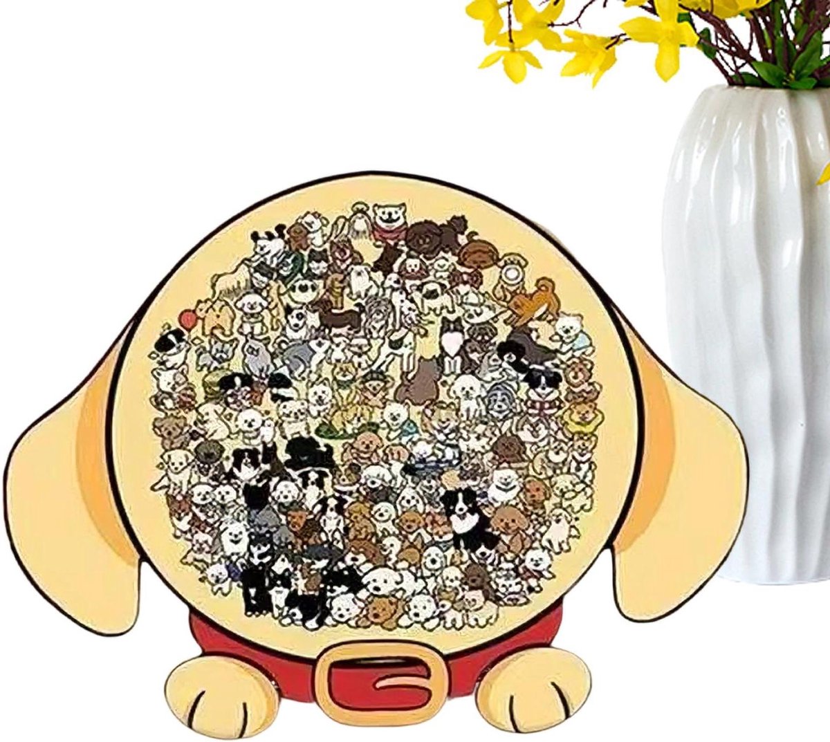 Houten Puzzel - Dieren Puzzel - Familie Tijd - Onregelmatige Vorm - 135 Delen - Niet gespecificeerd