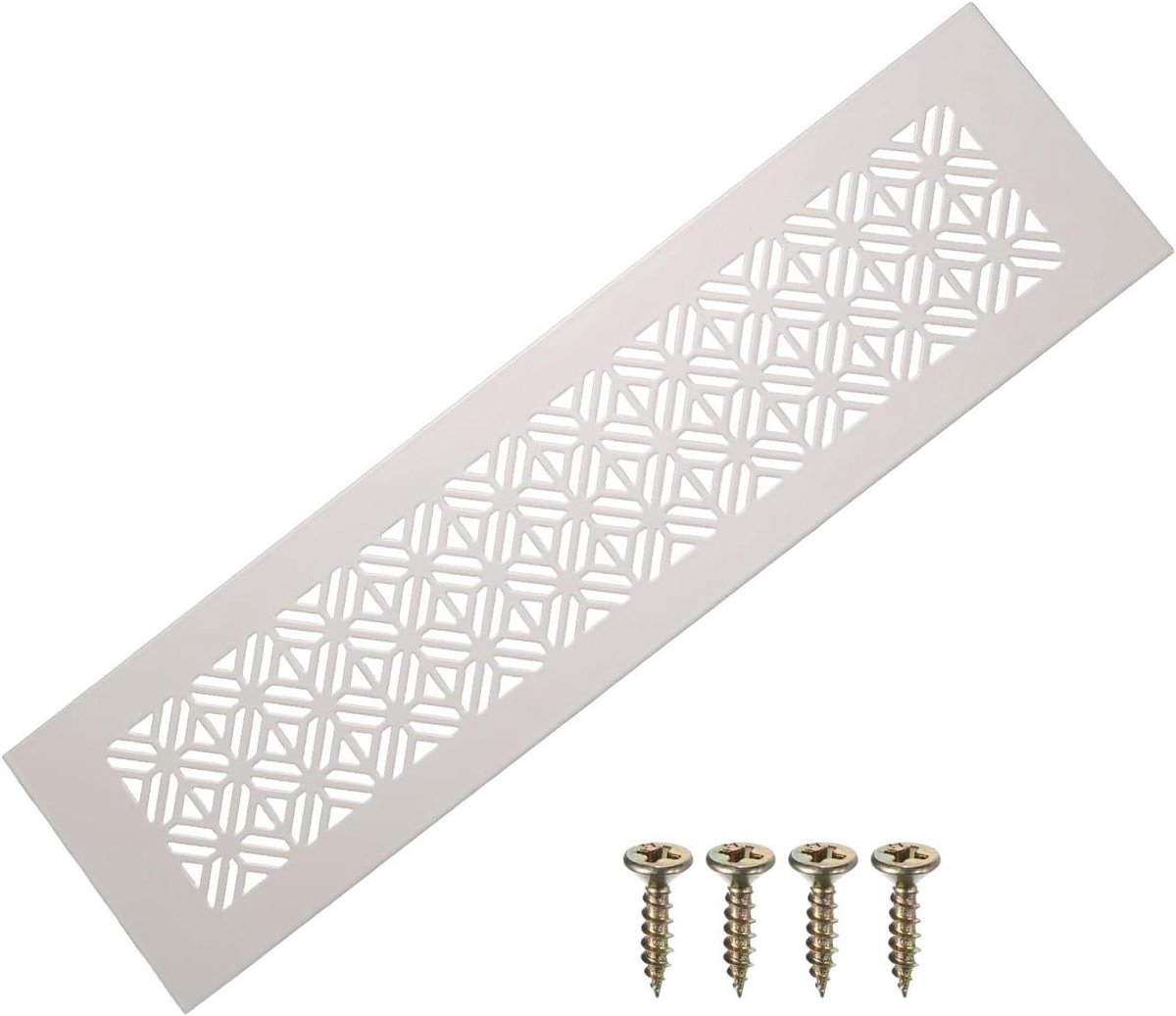 Ventilatierooster - Luchtrooster - Ventilatie Verbeteren - Corrosiebestendig Aluminium - 30 cm Lengte - Kasjmier Grijs