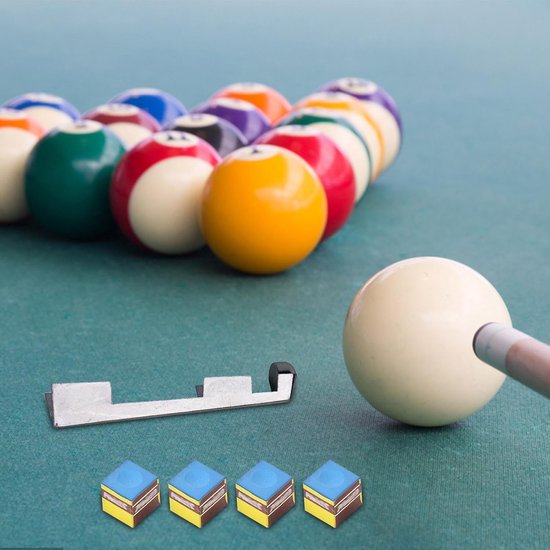Biljartkeu Reparatie - Keu Onderhoudsset - Pooltafel Keu Herstel - Met Klem en Schuurpapier - 10 cm Klem — afbeelding 2