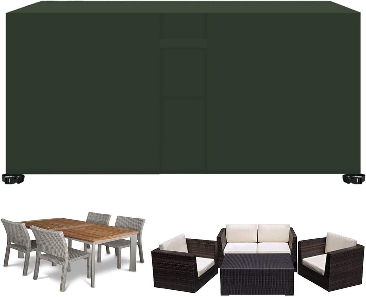 Terrasmeubelhoezen - Tuinmeubilair Bescherming - Meubels Buiten - Waterdicht UV-bestendig - 287 x 155 cm - Bruin