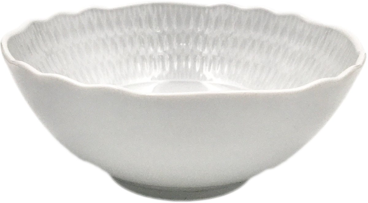 Ćmielów Sofia Saladeschaal Wit 17 cm Porselein Boho Stijl