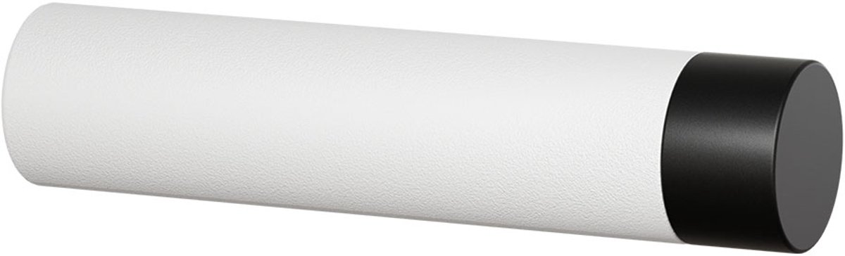 Deurstopper - Wit - RVS - GPF - Binnendeur - Wand Rond RVS Wit 85×19mm GPF8735.62