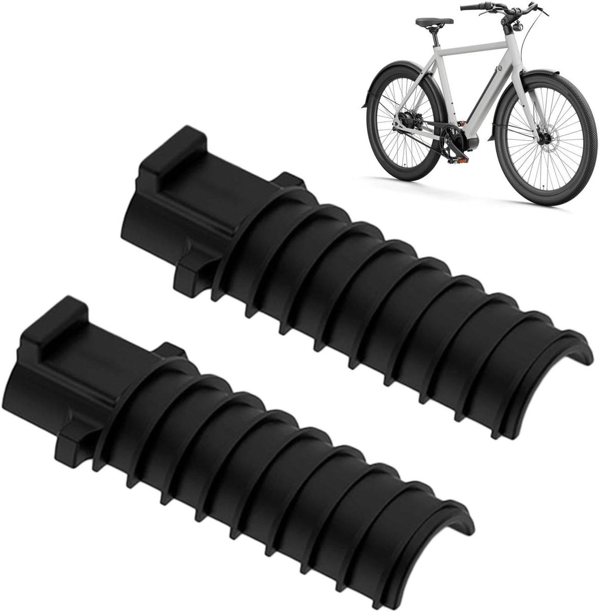 Batterijhouder Fiets - Zadelpen Houder - Elektrisch Schakelen - Snel Ontgrendelingsmechanisme - 20-23 mm - Zwart