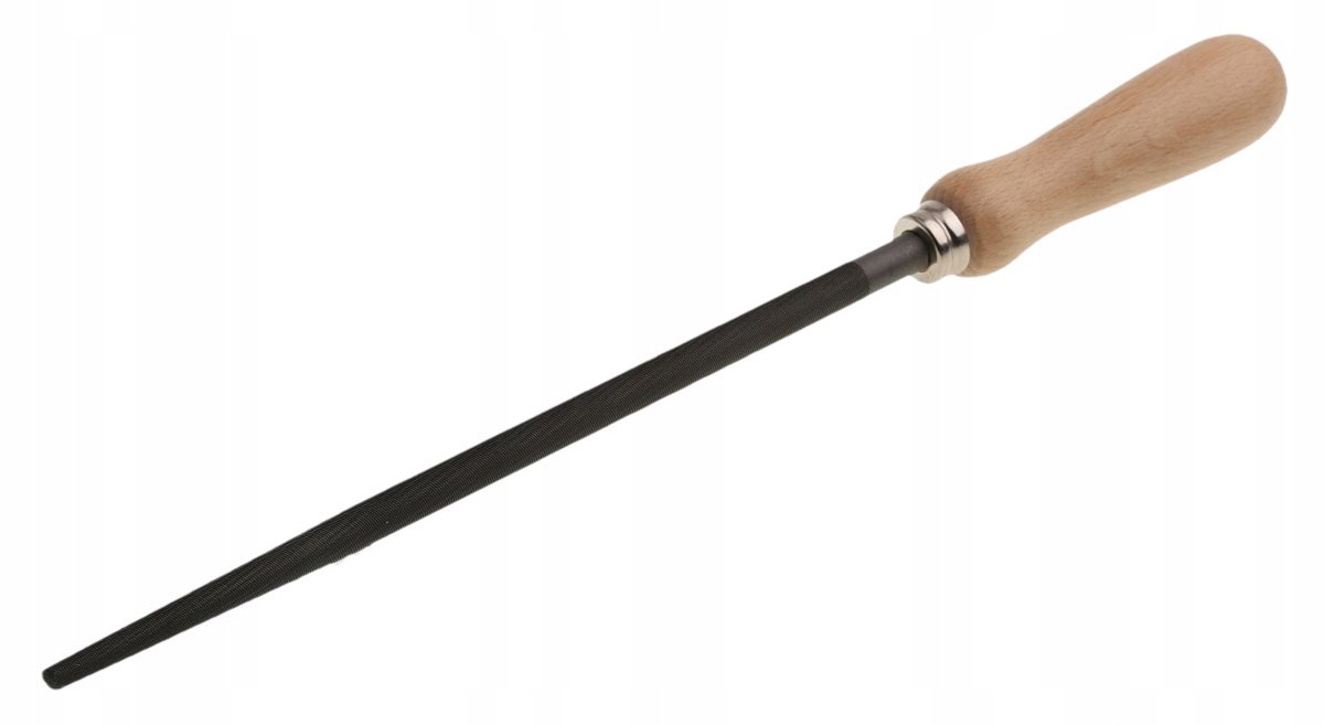 XL-Tools Ronde Metaalvijl 300mm - Fijne Karteling (Nr. 3)