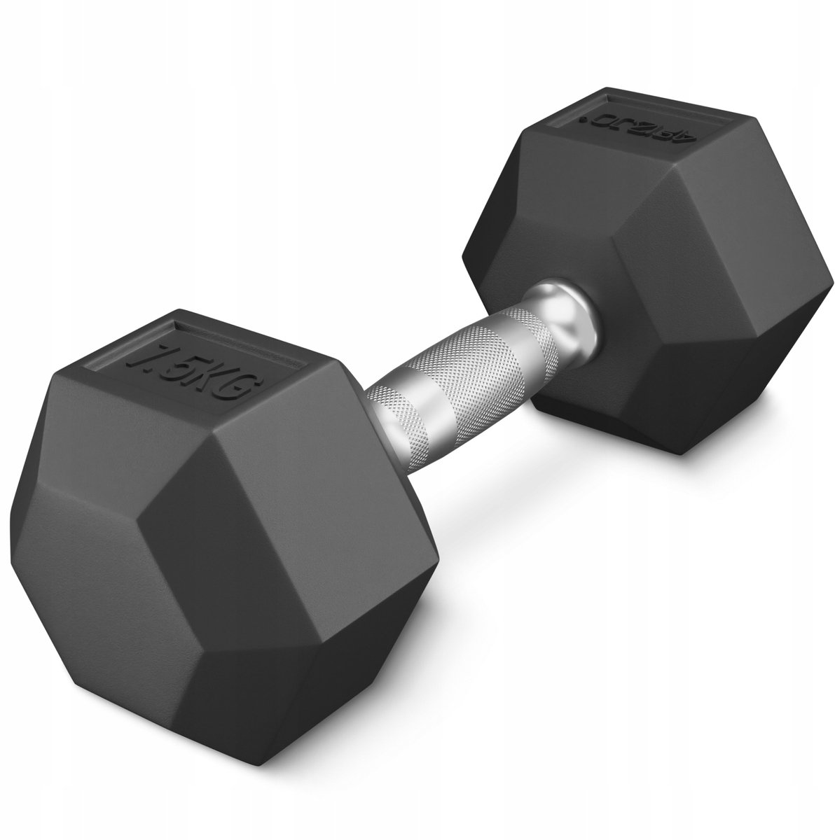 4FIZJO Gevulkaniseerde Halter 7,5 kg - Hexagonaal & Antislip
