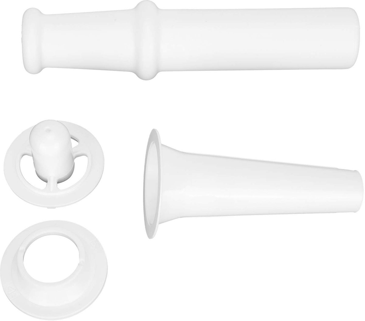 JHUBERS- Vleesmolen Universele Kit - Voedsel Duwstang - Worst Vulmondstuk - Kubbe Accessoires - Eenvoudig Te Installeren - Materiaal ABS - Maalkit