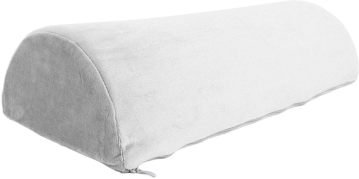 JHUBERS- Half Moon Pillow Ergonomisch Geheugenschuim - Ondersteunend Kussen - Multifunctioneel Kussen - Semi-cilinder Kussen - Comfortabel Kussen - Ideaal voor Taille/Nek/Benen - Ondersteuningskussen