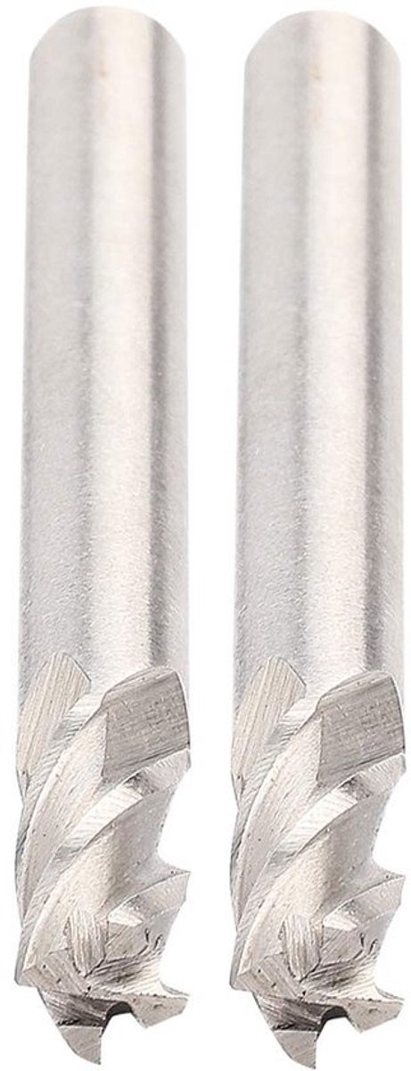 Ronte - Endmill 6mm met 4 Vlinder Schacht voor Cnc Machine - Hss