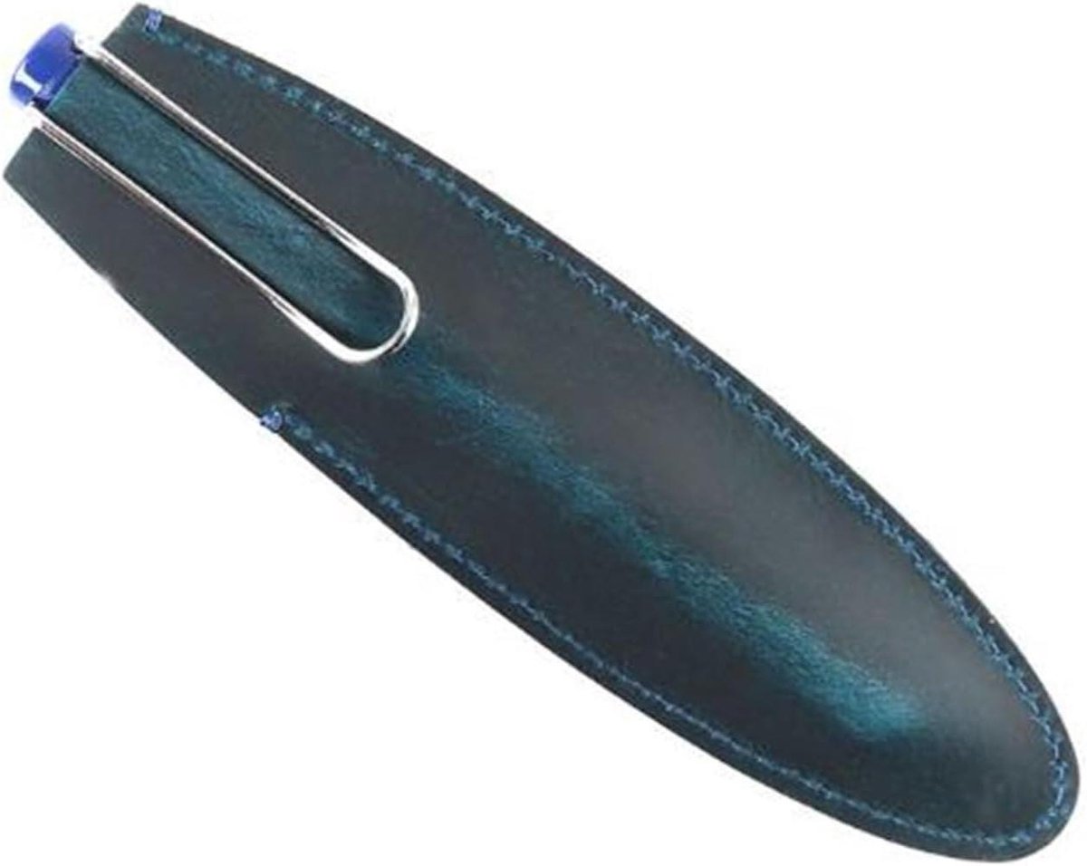 Leren etui - Pennendoosje - Briefpapier organiseren - Compact en lichtgewicht - 16x4.5cm - Meerkleurig