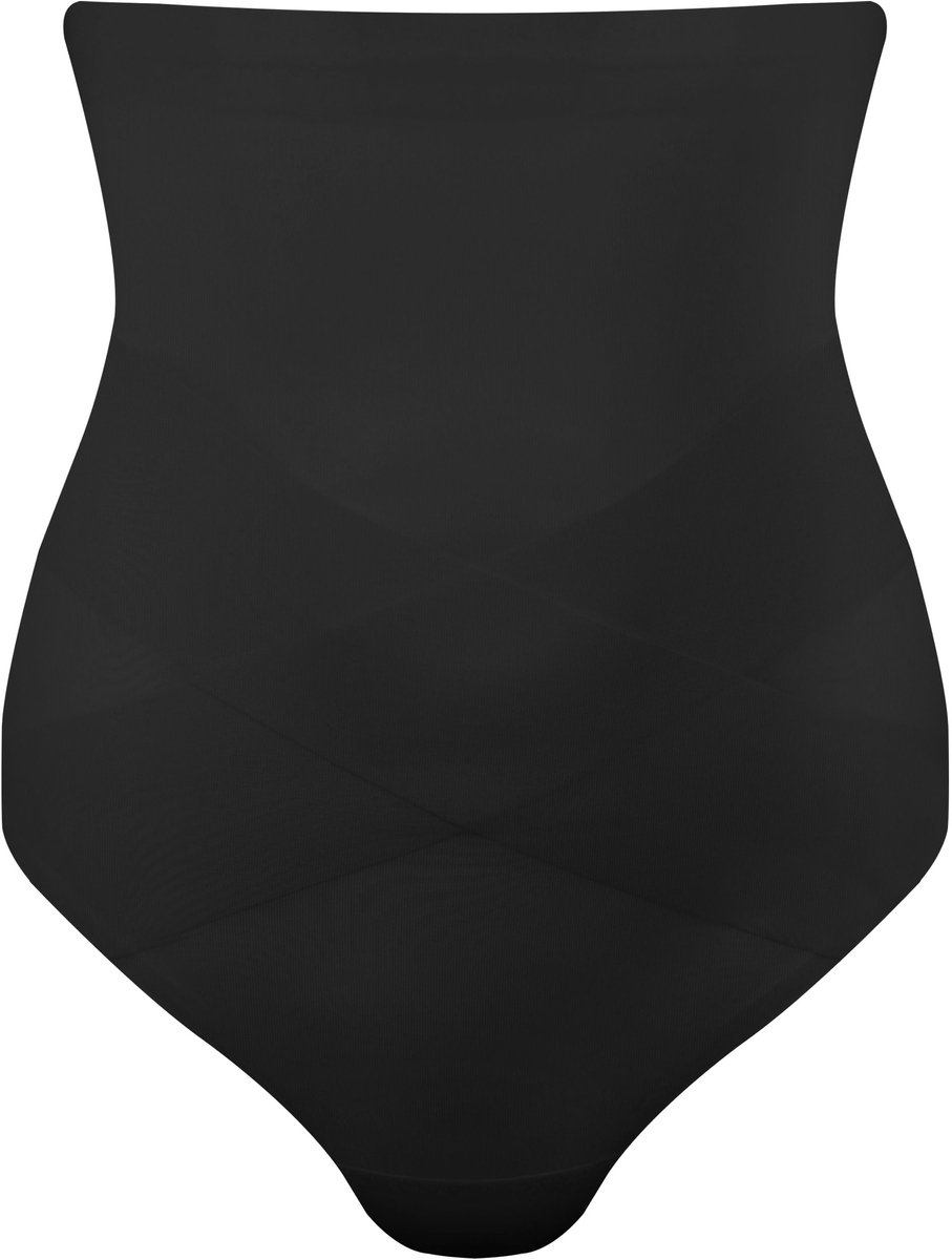 Magic Extra sterke hoge corrigerende string - Ultra Sexy Hi-thong - Shapewear - Zwart /
