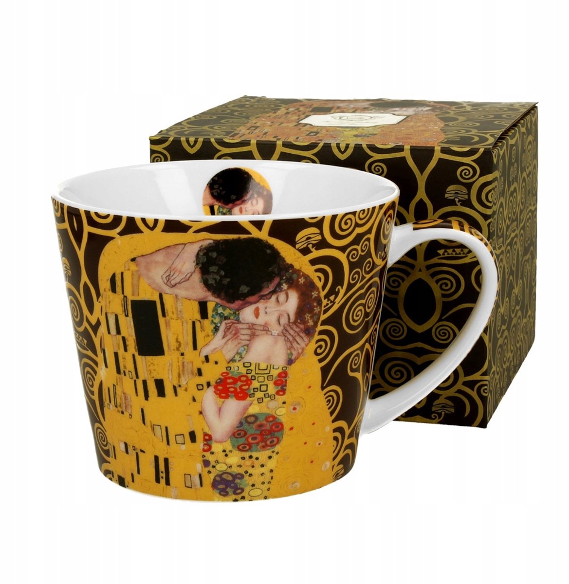 Grote Porseleinen Mok 600 ml - Gustav Klimt "De Kus"