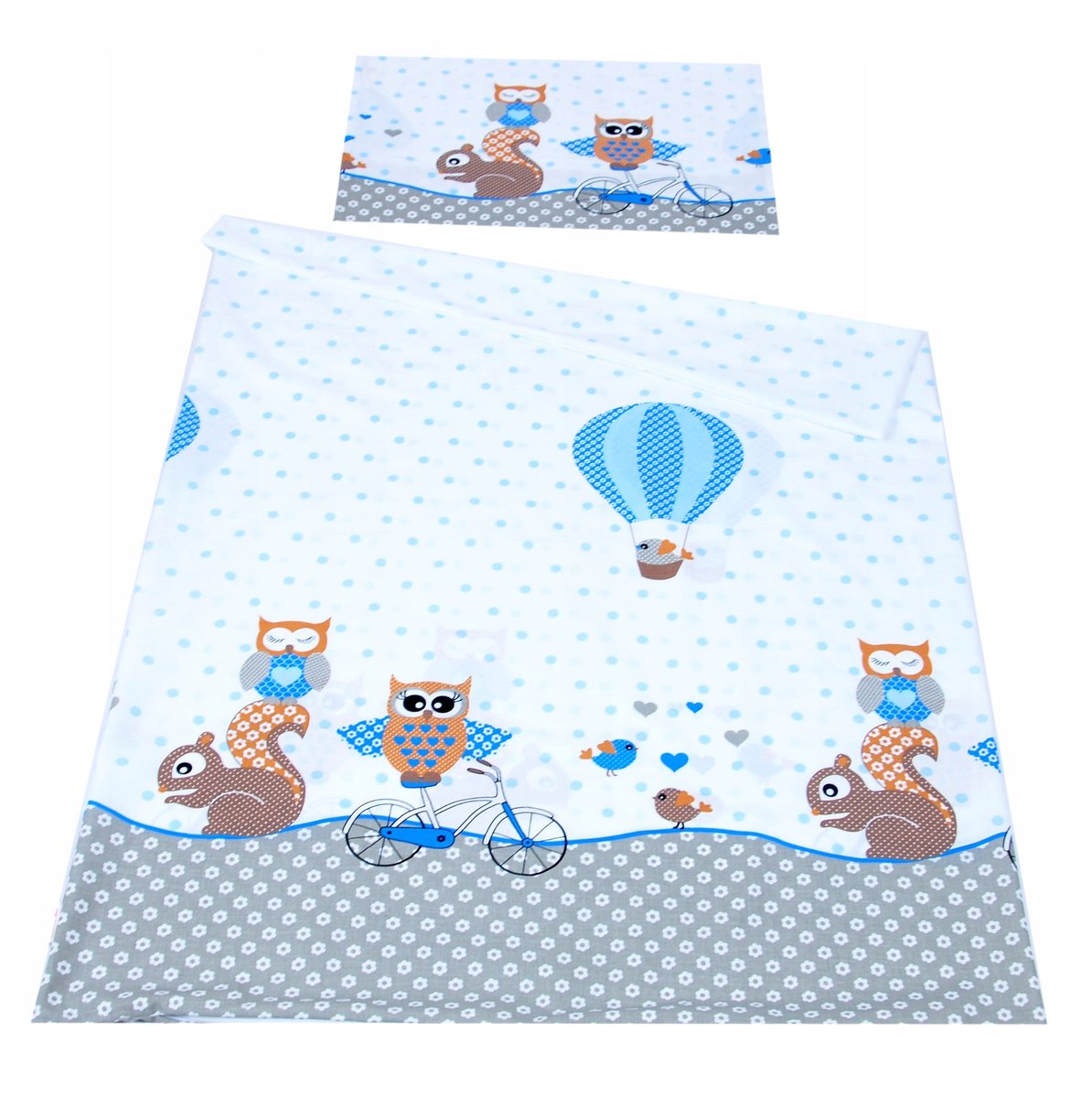 BabyLux Kinderbeddengo 2-delig 90x120cm - 100% Katoen