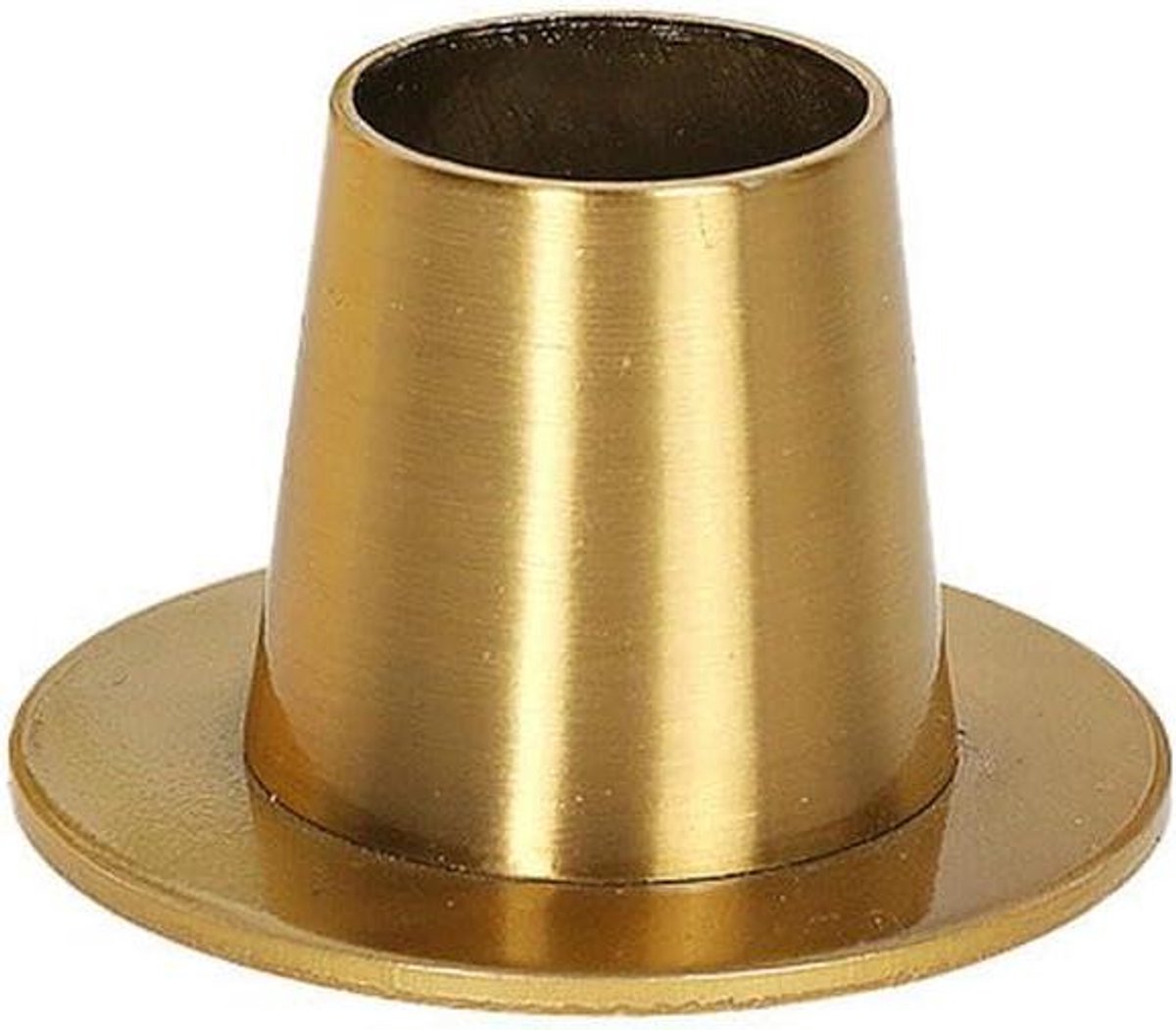 Kaarsenhouder Diner - Kandelaar Set - Sfeervol Dineren - Metaal Stevig - 5x3.1cm - Goud