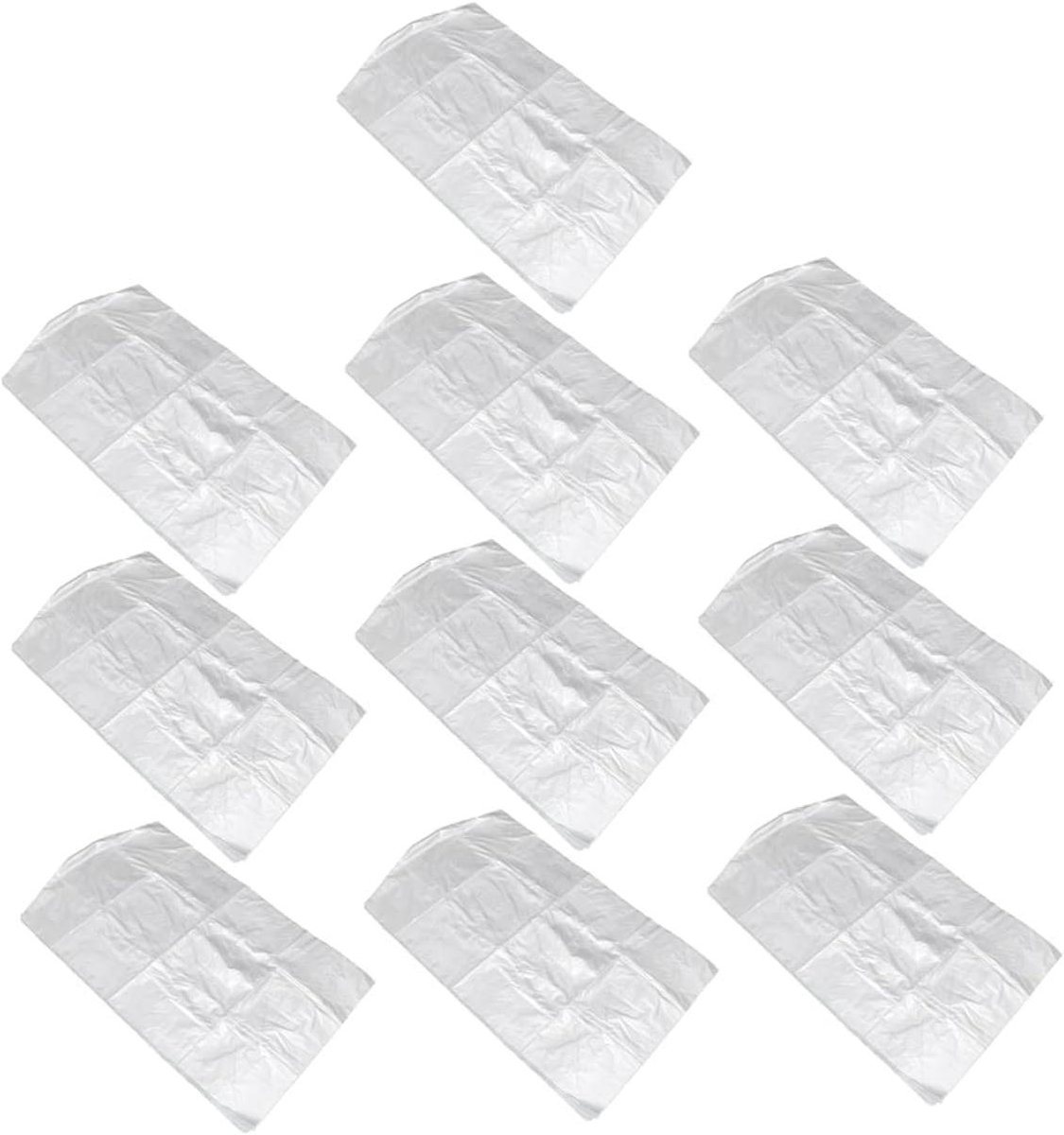 Kledinghoezen - Opberghoezen - Kleding Beschermen - Wasbaar Materiaal - 50 Stuks - Transparant