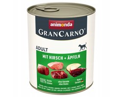 Animonda GranCarno Serie - Herten en Appel - 800g - Bezzwoelwe - Volledige Voeding