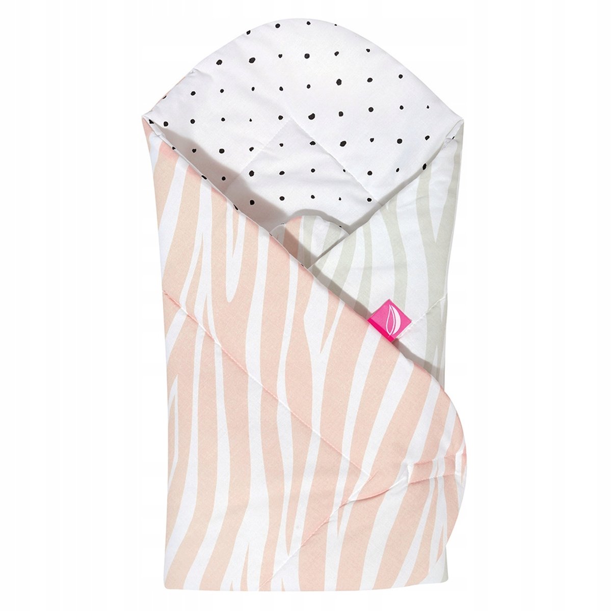 Motherhood Baby Nest met Kokoswieg: Zebra Zalm - Zacht & Ademend